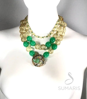 BAUBLED OOAK STATEMENT NECKLACE Necklace