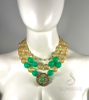 BAUBLED OOAK STATEMENT NECKLACE Necklace