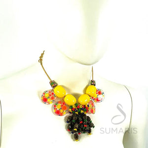 HESS FANTASY OOAK STATEMENT NECKLACE