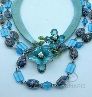 SPRING OOAK STATEMENT NECKLACE