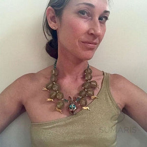 STEEPLECHASE OOAK STATEMENT NECKLACE