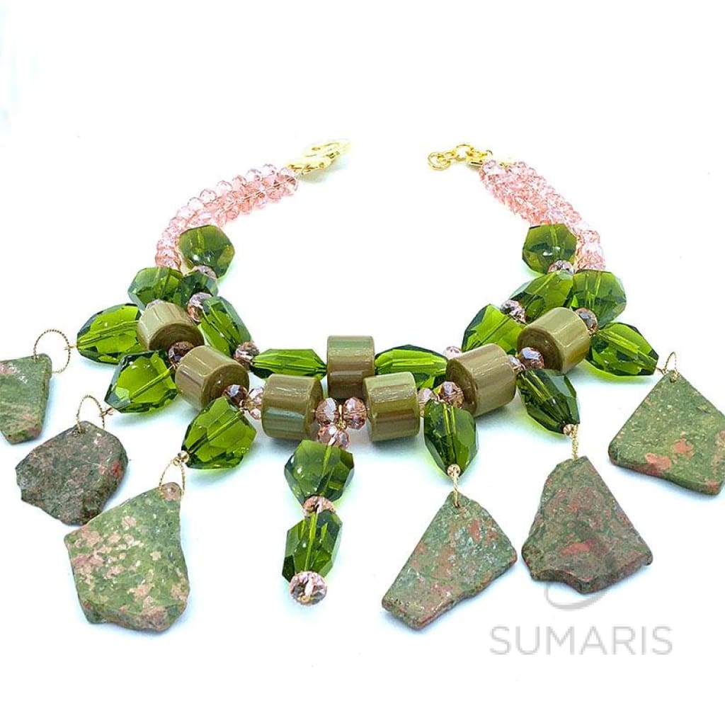 STONE COLD OOAK STATEMENT NECKLACE