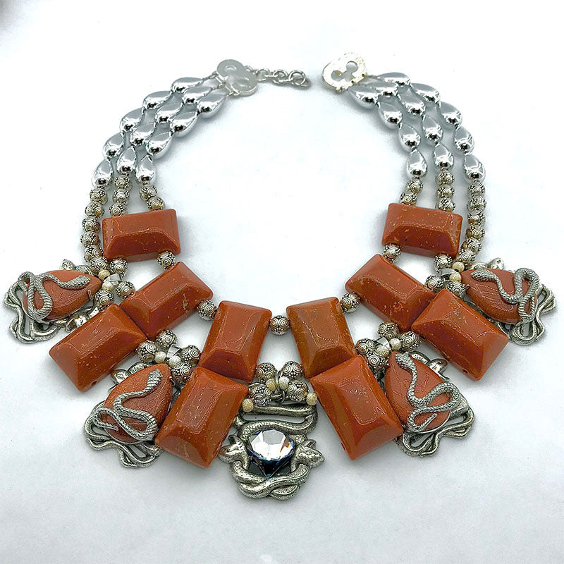 AMBER AND BROWN NECKLACES