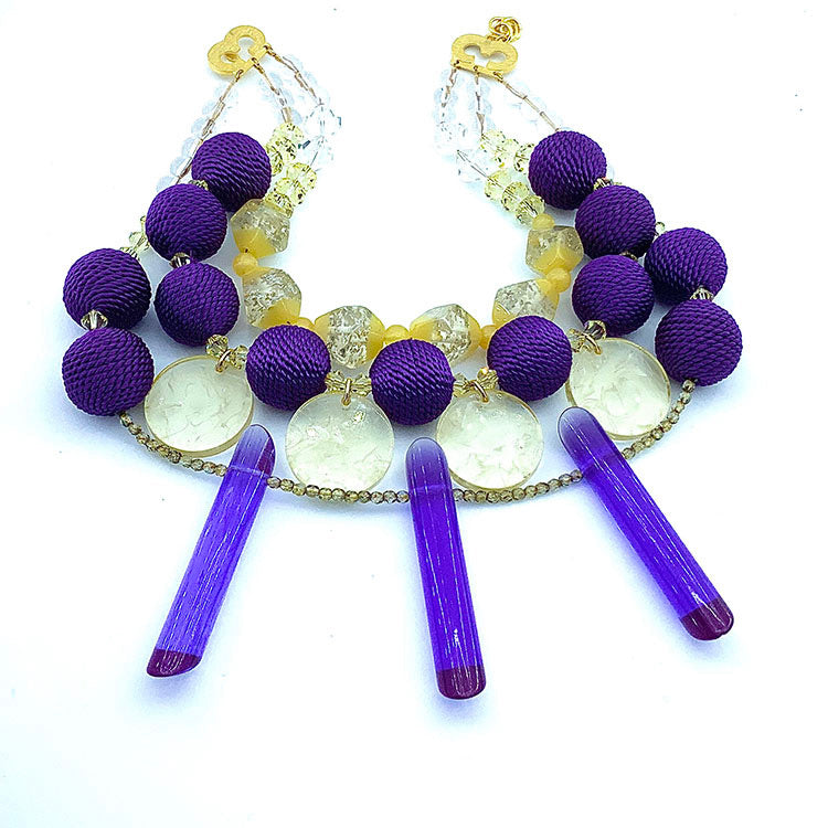 PURPLE NECKLACES