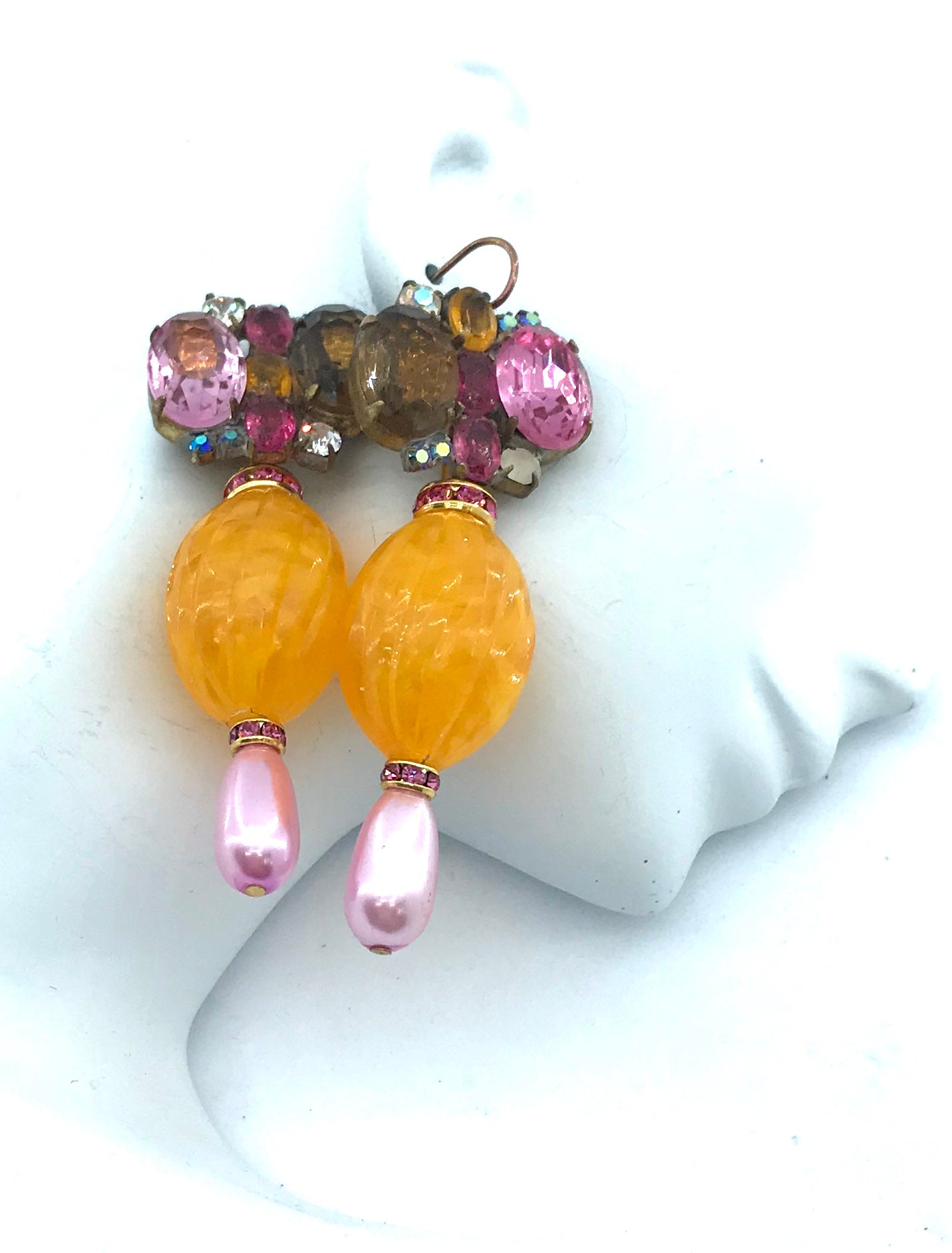 RED AND ORANGE EARRINGS