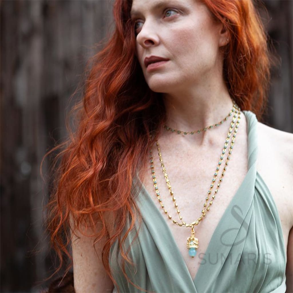 ACQUINAS LIMITED EDITION STATEMENT NECKLACE