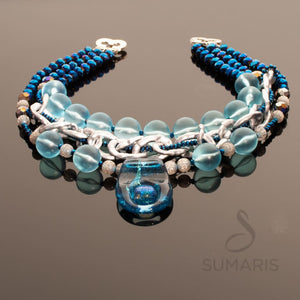 Aqua Velvet Sumaris | New York Necklace