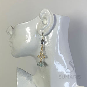 BLUE DANUBE LIMITED EDITION STATEMENT EARRINGS