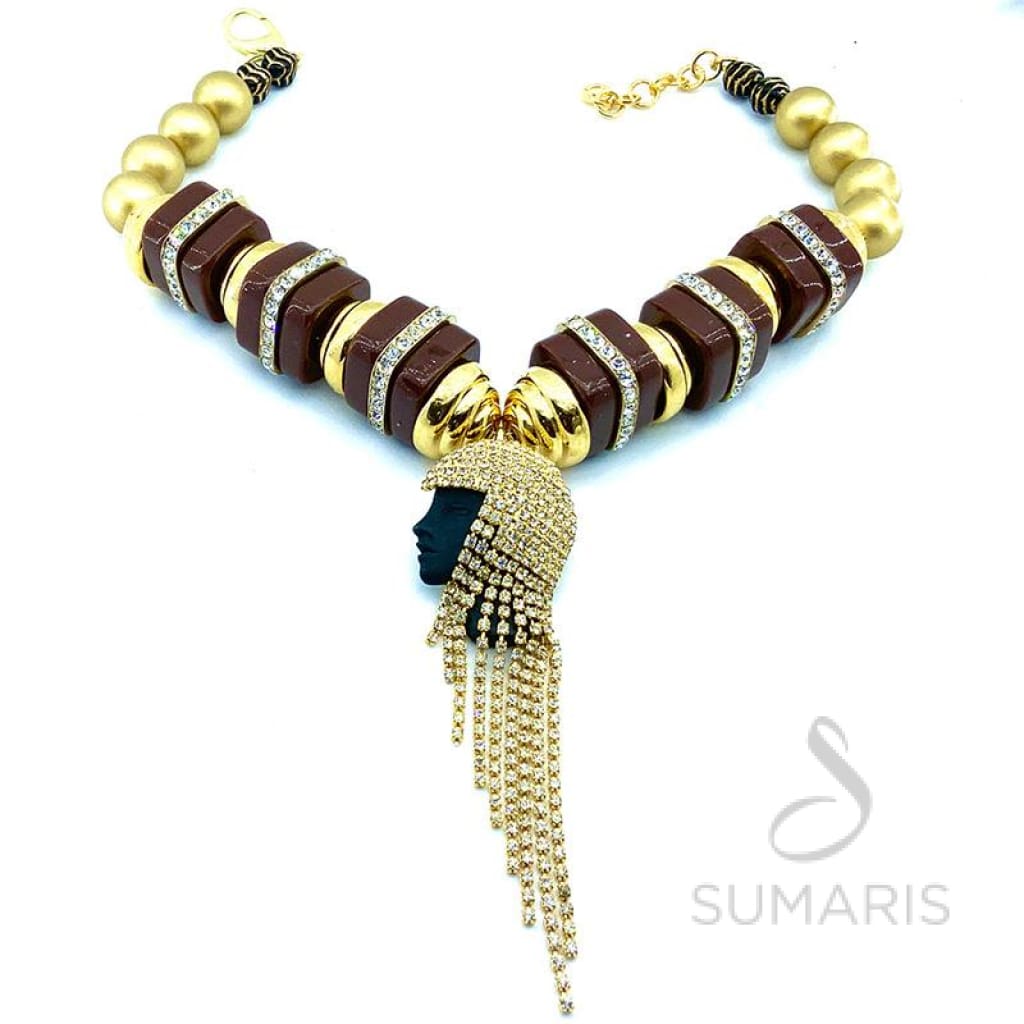 CLEO OOAK STATEMENT NECKLACE