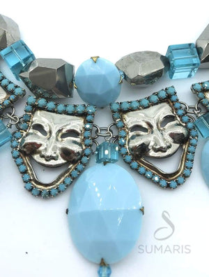 FACE OFF OOAK STATEMENT NECKLACE Necklace