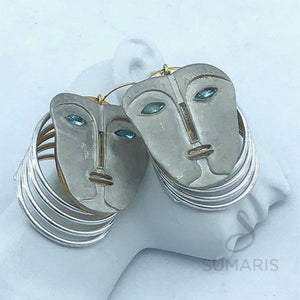 FACE TO FACE LIMITED EDITION STATEMENT EARRINGS