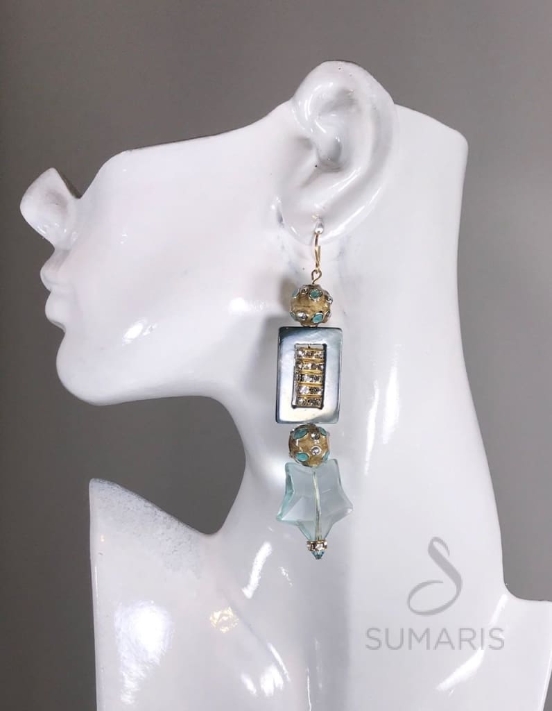 FADING STAR OOAK STATEMENT EARRINGS Earrings