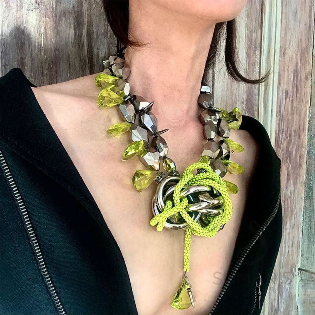 FATAL ATTRACTIONS OOAK STATEMENT NECKLACE