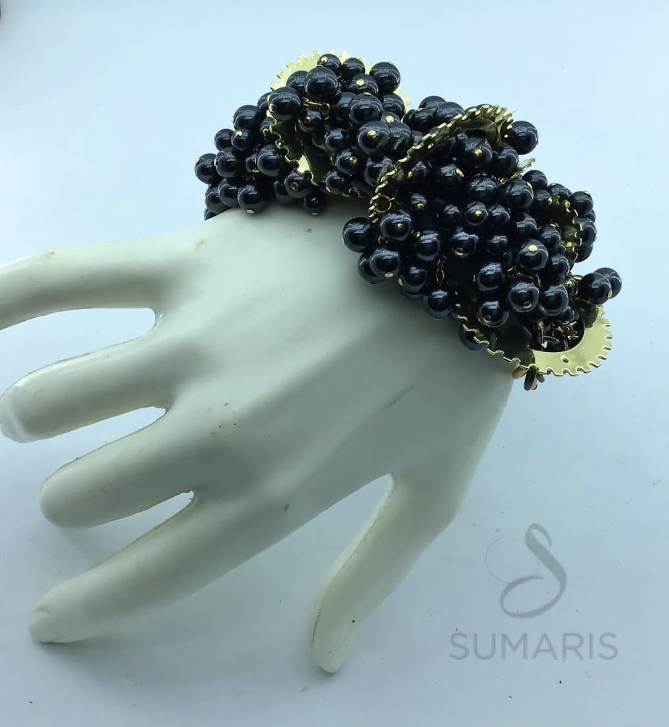 GEARED TO PLEASE OOAK STATEMENT BRACELET Bracelets