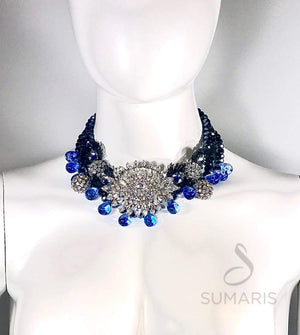 ILL BE WATCHING OOAK STATEMENT NECKLACE Necklace
