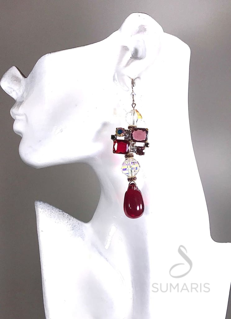 PLUMS OOAK STATEMENT EARRINGS Earrings