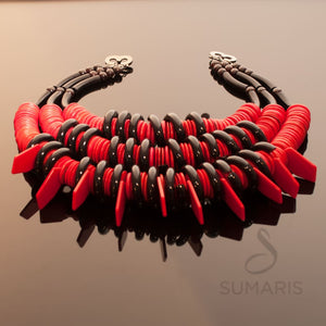 Red Spring Necklace