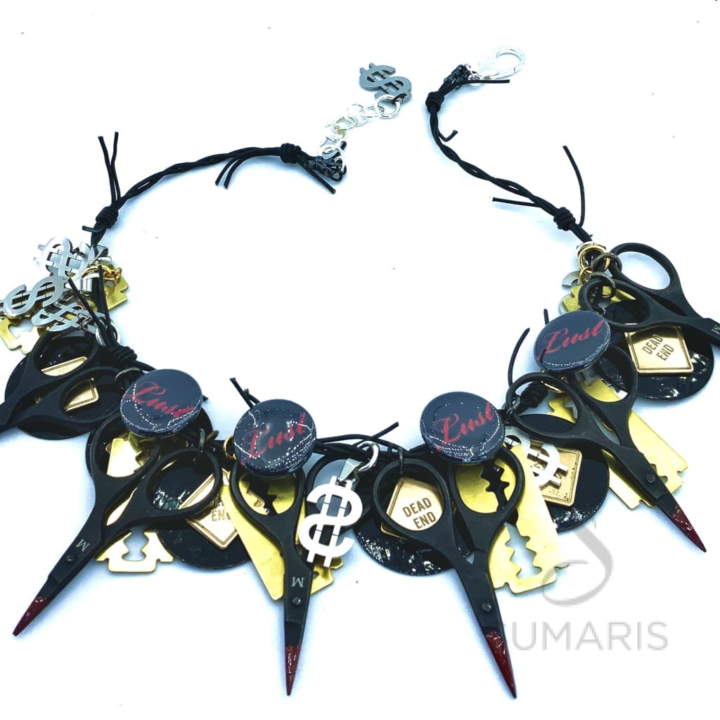 SO MANY CHOICES OOAK STATEMENT NECKLACE