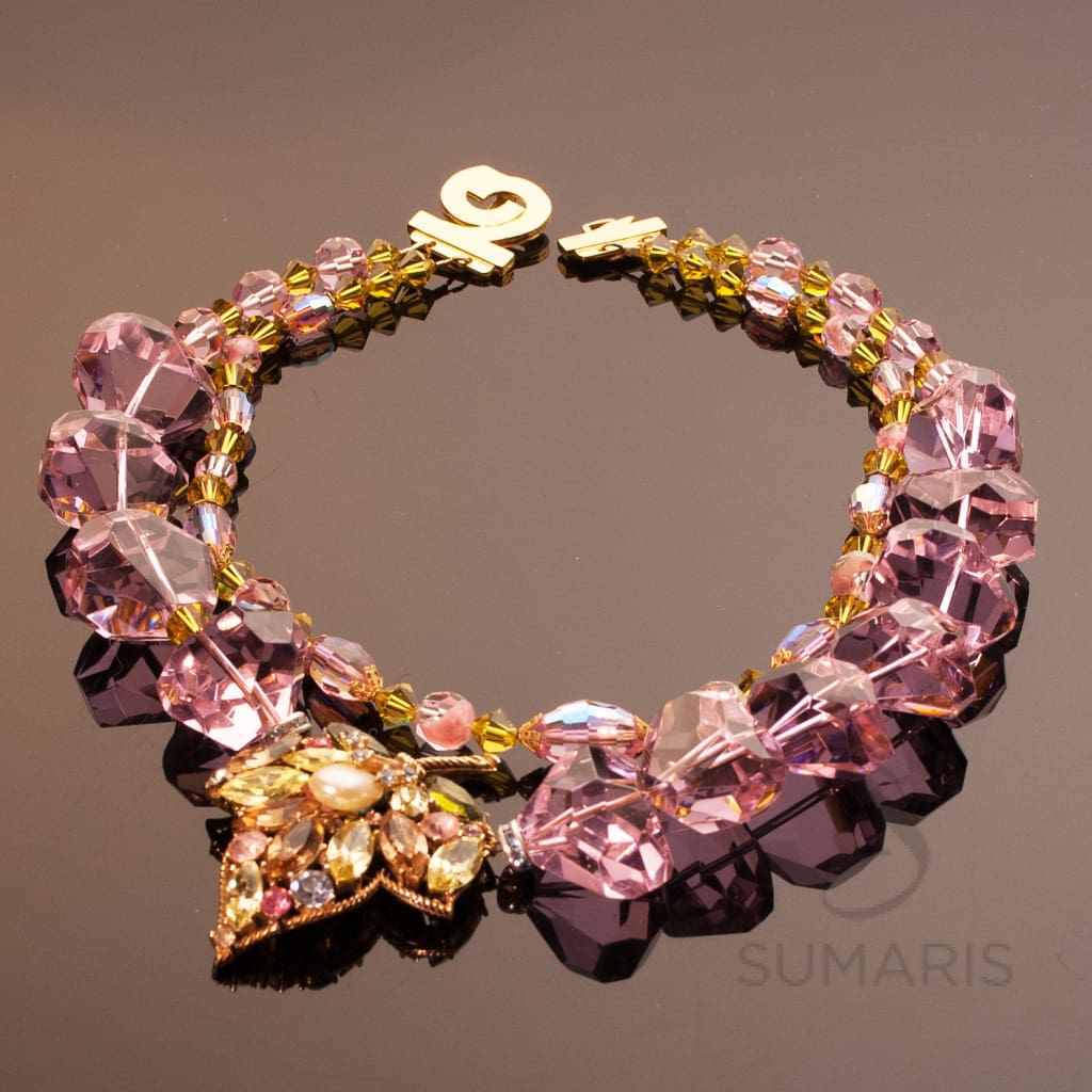 Sparkling Leaf Necklace