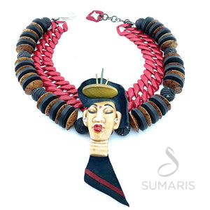 THE CLASSY DAME OOAK STATEMENT NECKLACE