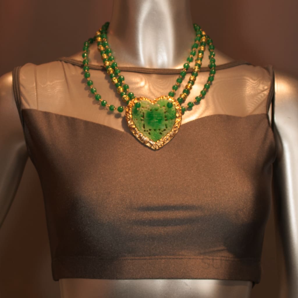 The Jaded Heart Necklace