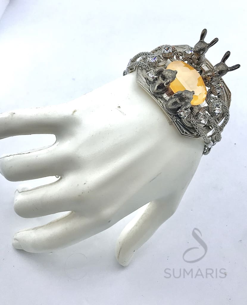 THE MICE GET THE CHEESE OOAK STATEMENT BRACELET Bracelets